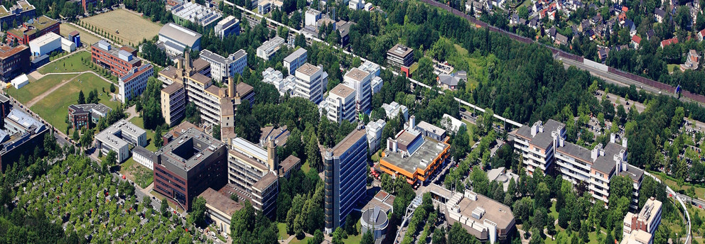 Aerial view of the North Campus