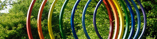 Colorful spectral rings.